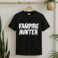 Vampire Hunter Halloween Costume T-Shirt thumb 2