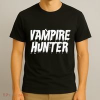 Vampire Hunter Halloween Costume T-Shirt thumb 3