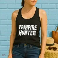 Vampire Hunter Halloween Costume Women's Tank Top thumb 2