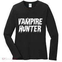 Vampire Hunter Halloween Costume Women's Long Sleeve Shirt thumb 0