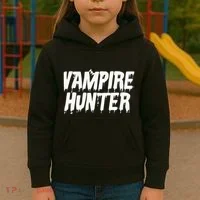 Vampire Hunter Halloween Costume Kids Hoodie thumb 3
