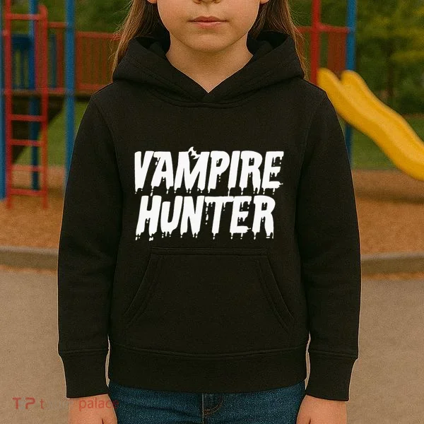 Vampire Hunter Halloween Costume Kids Hoodie