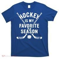 Vintage Hockey Is My Favorite Season Gift T-Shirt thumb 0
