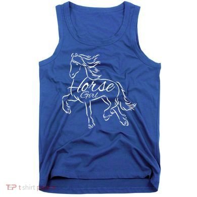Vintage Horse Lover Who Love Horses Gift Tank Top
