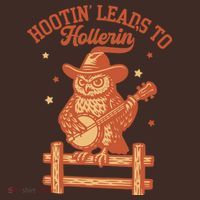 Vintage Hootin Leads To Hollerin Cowboy Owl T-Shirt thumb 7