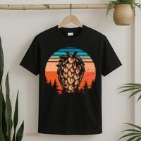 Vintage Hop Leaf Shirt Home Brewers & Lovers Of Hoppy Beer T-Shirt thumb 2