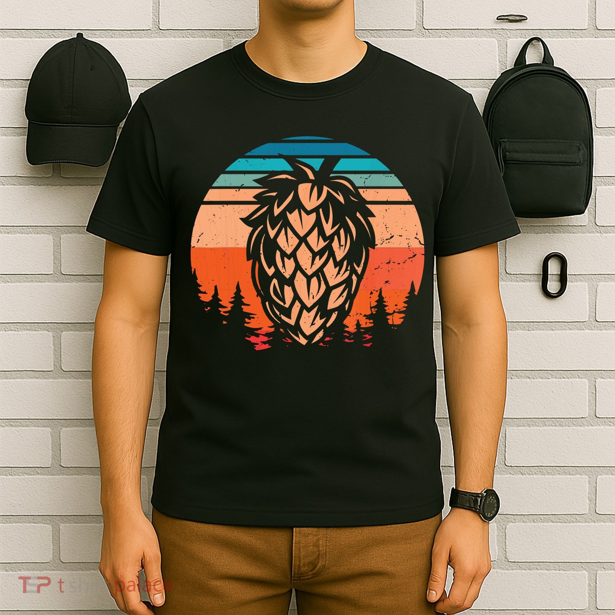 Vintage Hop Leaf Shirt Home Brewers & Lovers Of Hoppy Beer T-Shirt