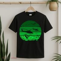 Vintage Helicopter Mountain T-Shirt thumb 2
