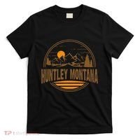 Vintage Huntley Montana Mountain Hiking Souvenir T-Shirt thumb 0