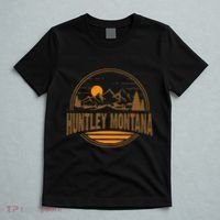 Vintage Huntley Montana Mountain Hiking Souvenir T-Shirt thumb 5