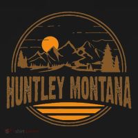 Vintage Huntley Montana Mountain Hiking Souvenir T-Shirt thumb 7