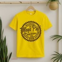 Vintage Hearsay Mega Pint Brewing Co Happy Hour Anytime Emblem T-Shirt thumb 2