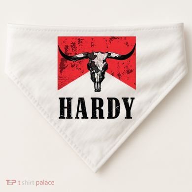 Vintage Hardy Personalized Western Style USA-Made Doggie Bandana