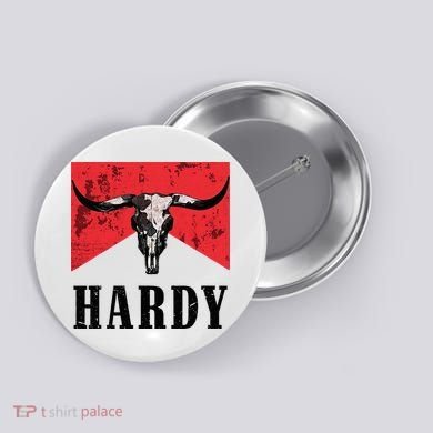 Vintage Hardy Personalized Western Style Button