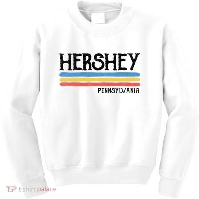 Vintage Hershey Pennsylvania Pa Souvenir Kids Sweatshirt