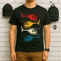 Vintage Helicopter Pilot Aviation Retro  T-Shirt thumb 6