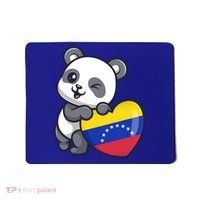 Venezuela Heart Panda Pride Venezuelan Flag Roots Souvenir Funny Gift Mousepad thumb 0