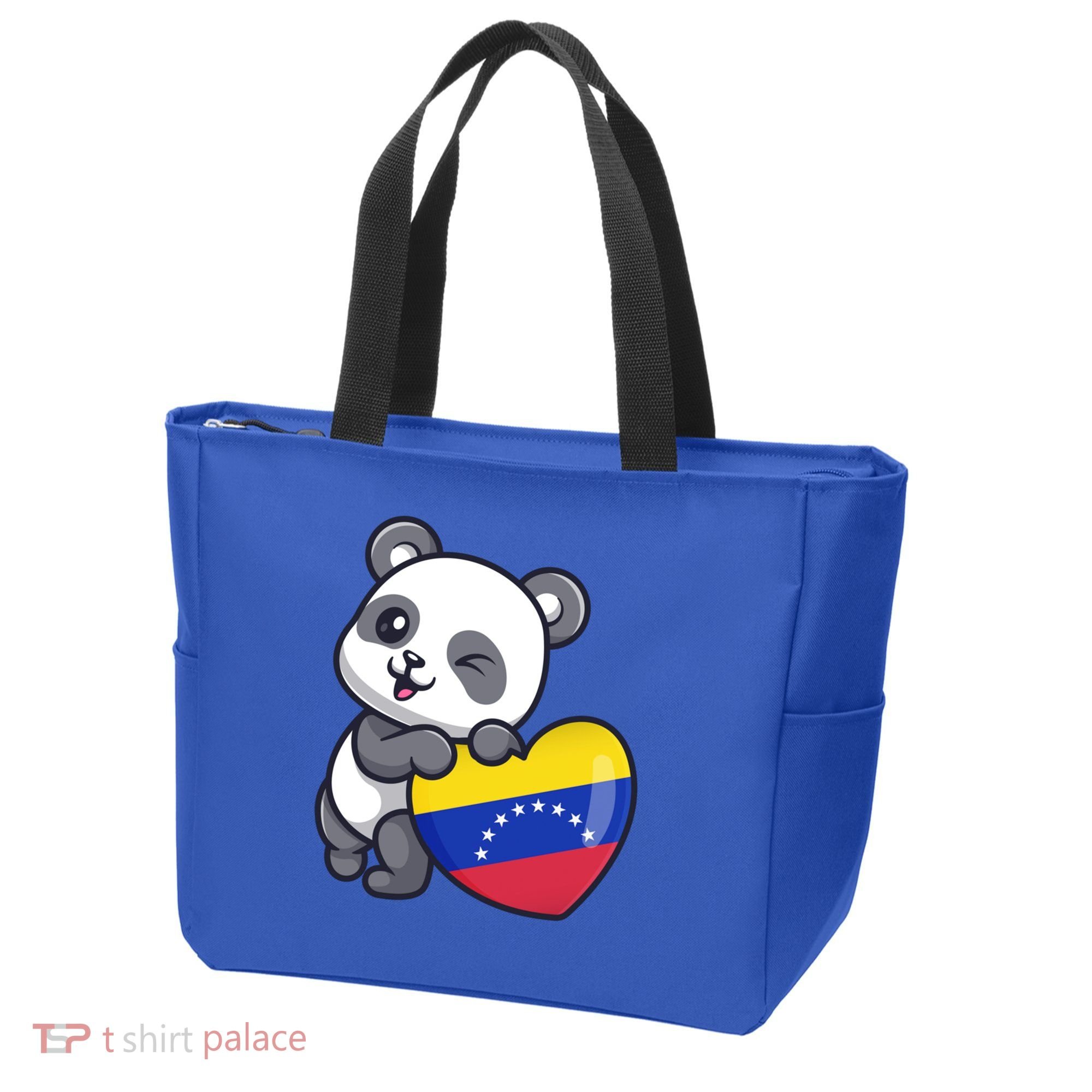 Venezuela Heart Panda Pride Venezuelan Flag Roots Souvenir Funny Gift Tote Bag