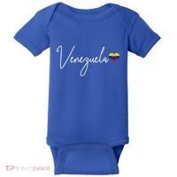 Venezuela Heart Pride Venezuelan Flag Meaningful Gift Baby Bodysuit thumb 0