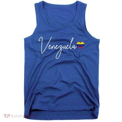 Venezuela Heart Pride Venezuelan Flag Meaningful Gift Tank Top