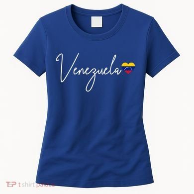 Venezuela Heart Pride Venezuelan Flag Meaningful Gift Women's T-Shirt