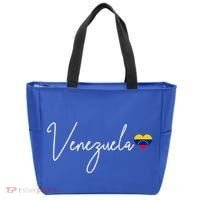 Venezuela Heart Pride Venezuelan Flag Meaningful Gift Tote Bag thumb 0