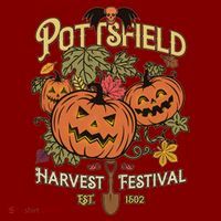 Vintage Halloween Pottsfield Harvest Festival EST 1502 T-Shirt thumb 7