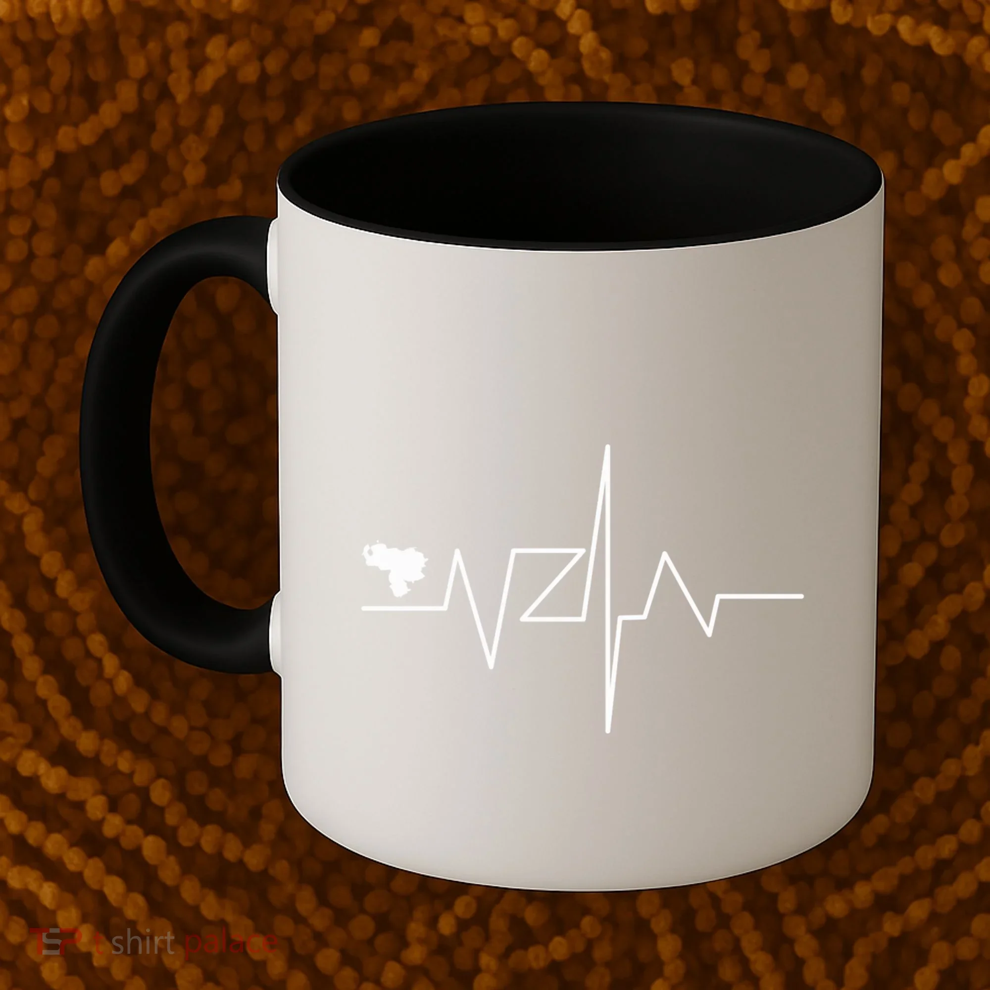 Venezuela Heart Rate Map Gift Coffee Mug
