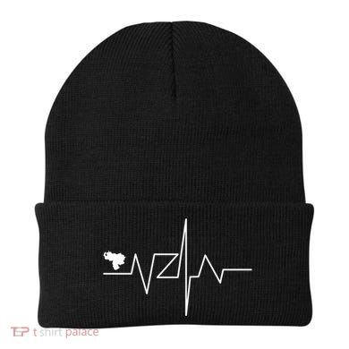 Venezuela Heart Rate Map Gift Beanie