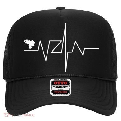 Venezuela Heart Rate Map Gift Hat