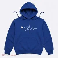Venezuela Heart Rate Map Gift Hoodie thumb 0