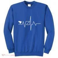 Venezuela Heart Rate Map Gift Sweatshirt thumb 0