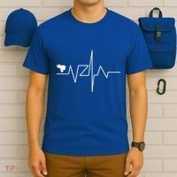 Venezuela Heart Rate Map Gift T-Shirt thumb 6