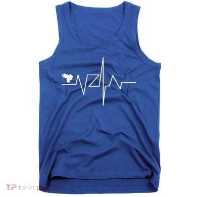 Venezuela Heart Rate Map Gift Tank Top