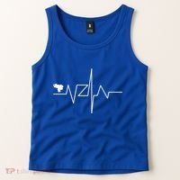 Venezuela Heart Rate Map Gift Tank Top thumb 2