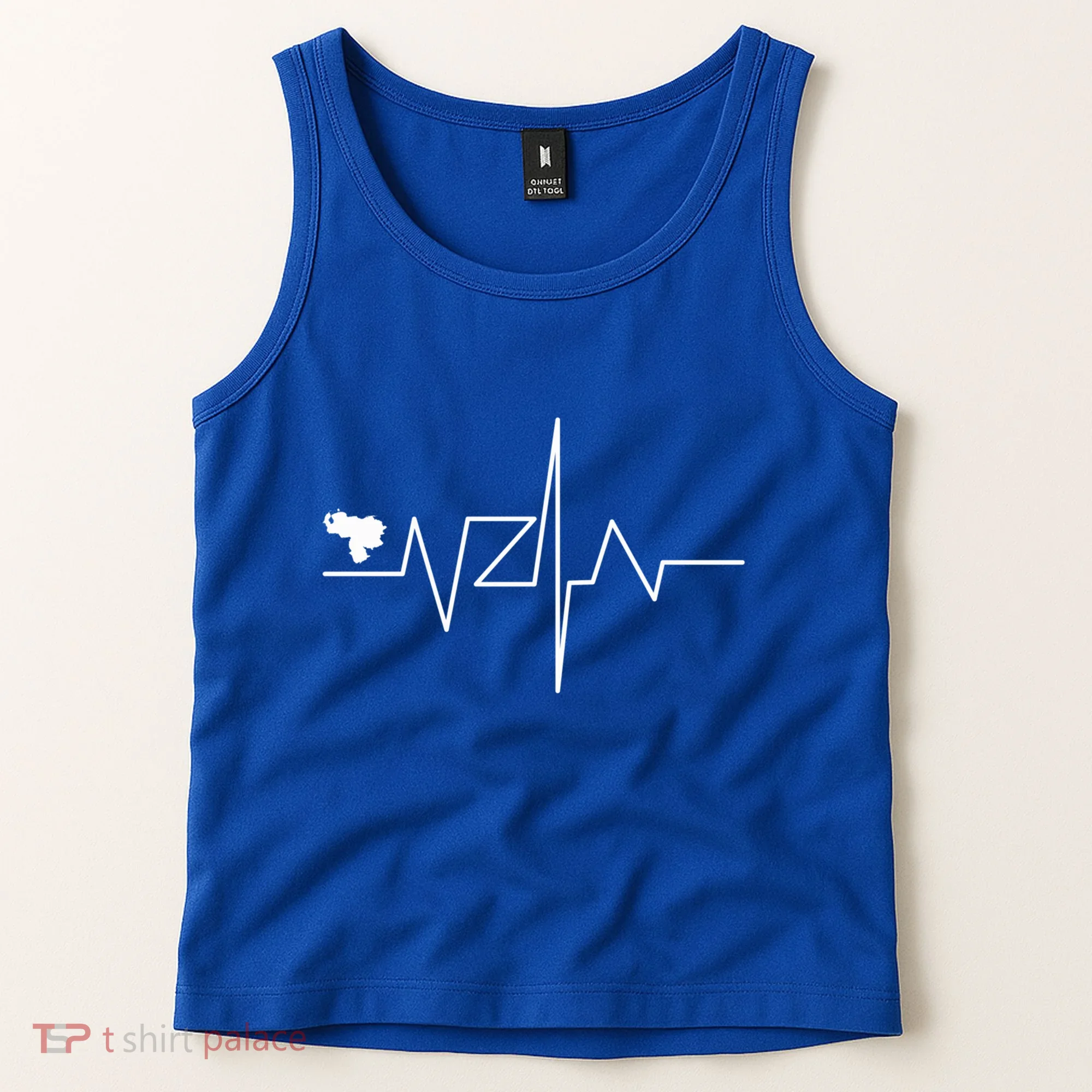 Venezuela Heart Rate Map Gift Tank Top