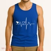 Venezuela Heart Rate Map Gift Tank Top thumb 3