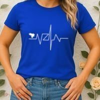 Venezuela Heart Rate Map Gift Women's T-Shirt thumb 2