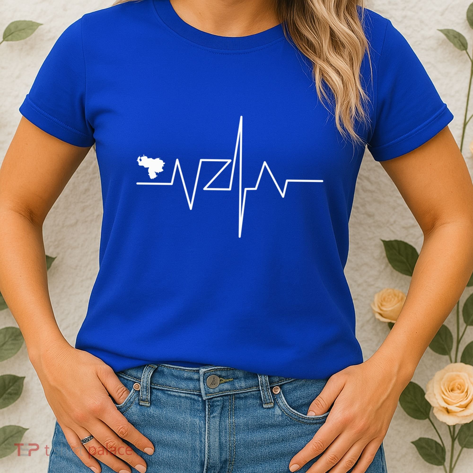 Venezuela Heart Rate Map Gift Women's T-Shirt