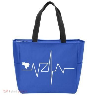 Venezuela Heart Rate Map Gift Tote Bag
