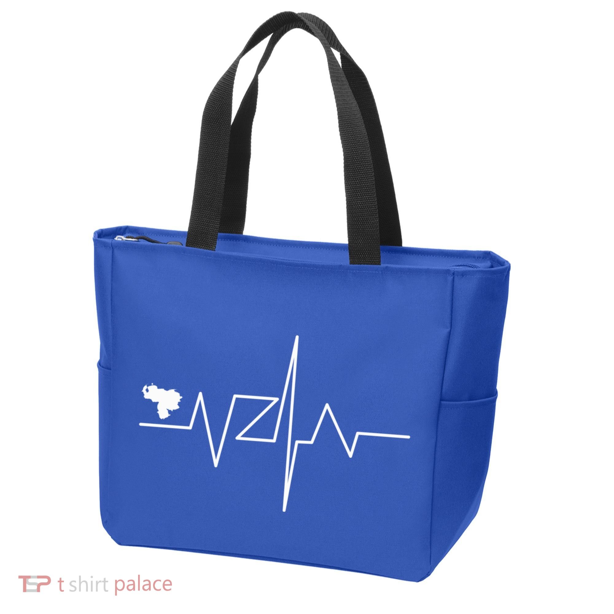 Venezuela Heart Rate Map Gift Tote Bag