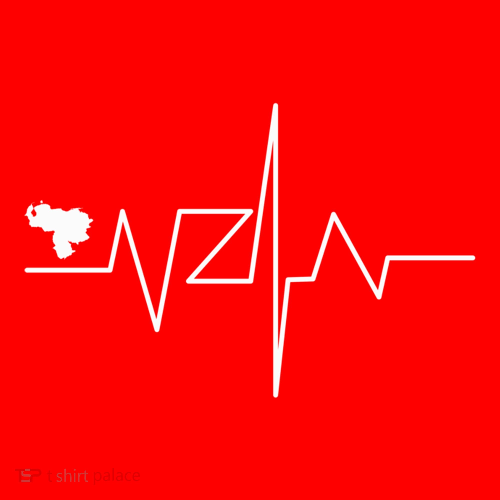 Venezuela Heart Rate Map Gift Santa Hat