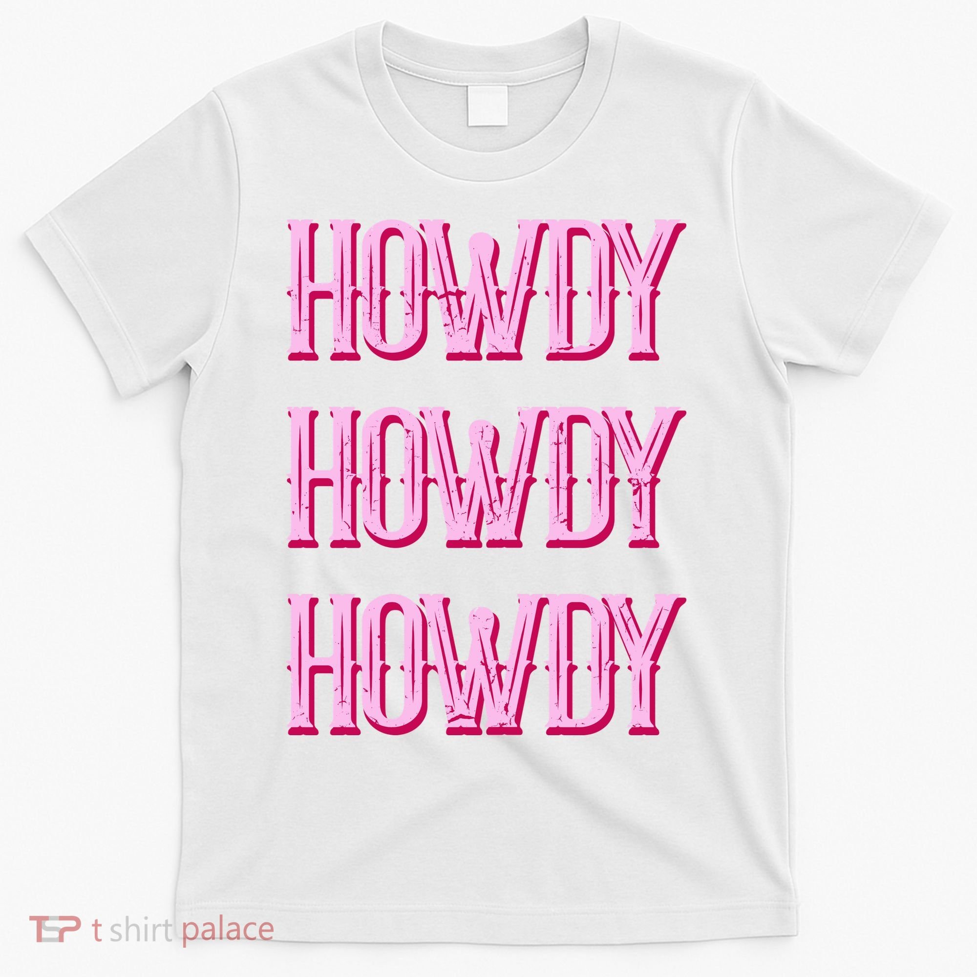 Vintage Howdy Rodeo Western Country Southern Cowgirl T-Shirt