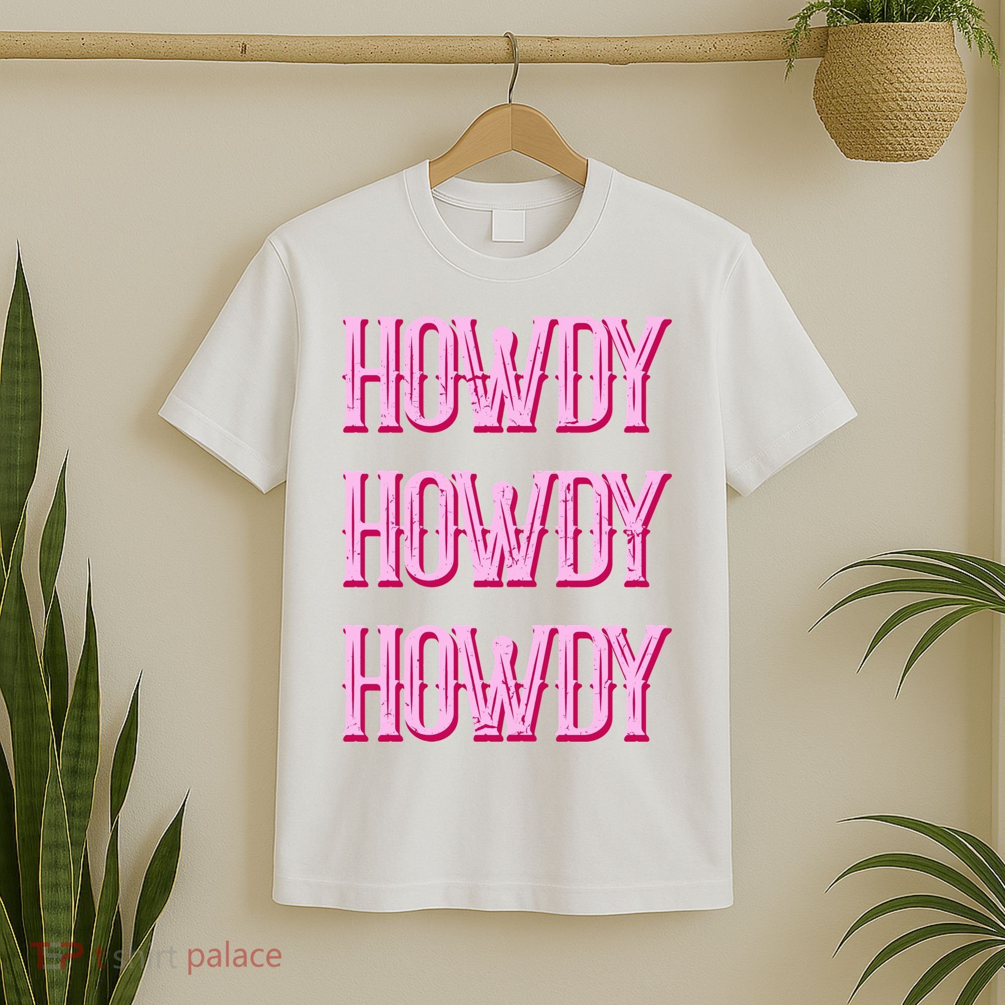 Vintage Howdy Rodeo Western Country Southern Cowgirl T-Shirt