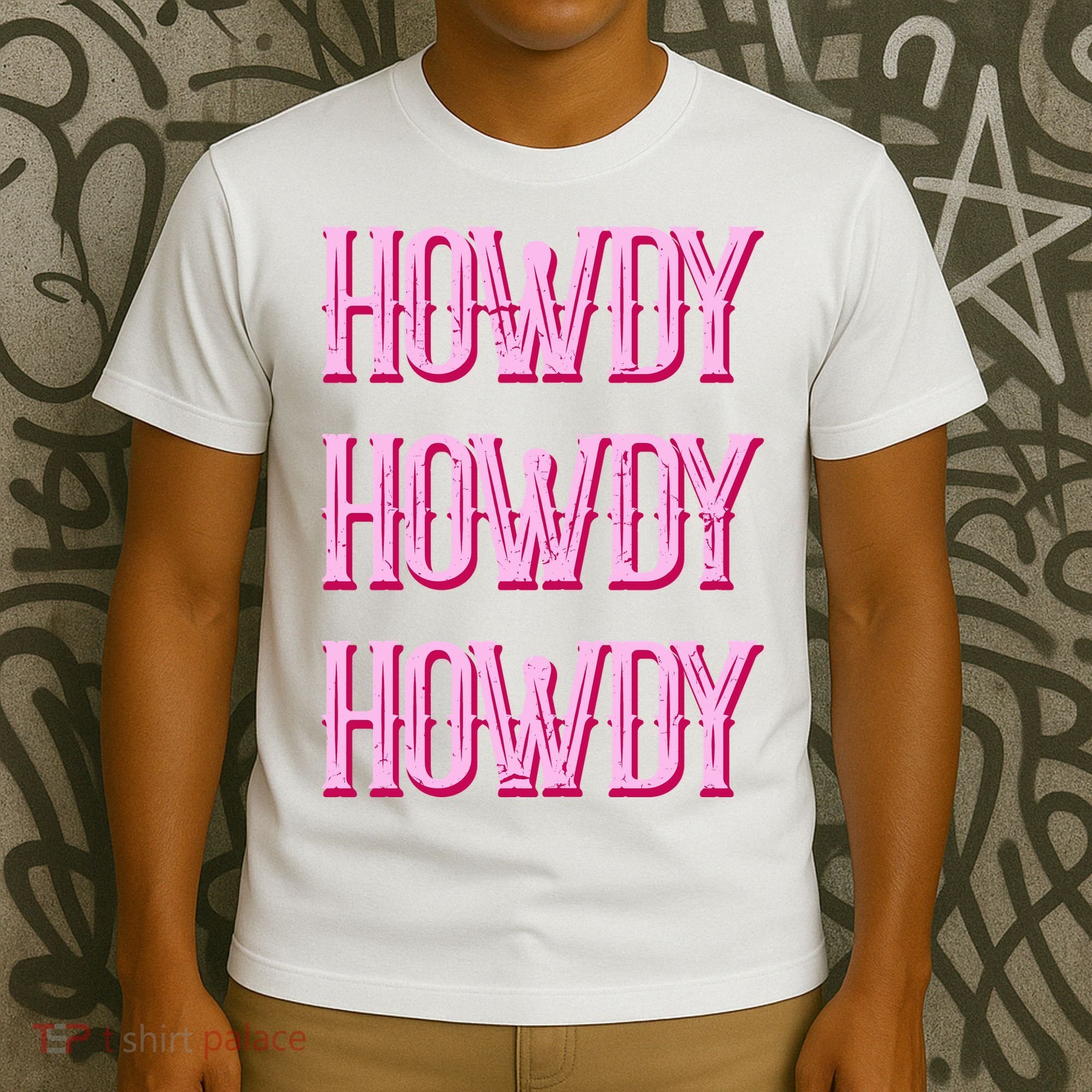 Vintage Howdy Rodeo Western Country Southern Cowgirl T-Shirt