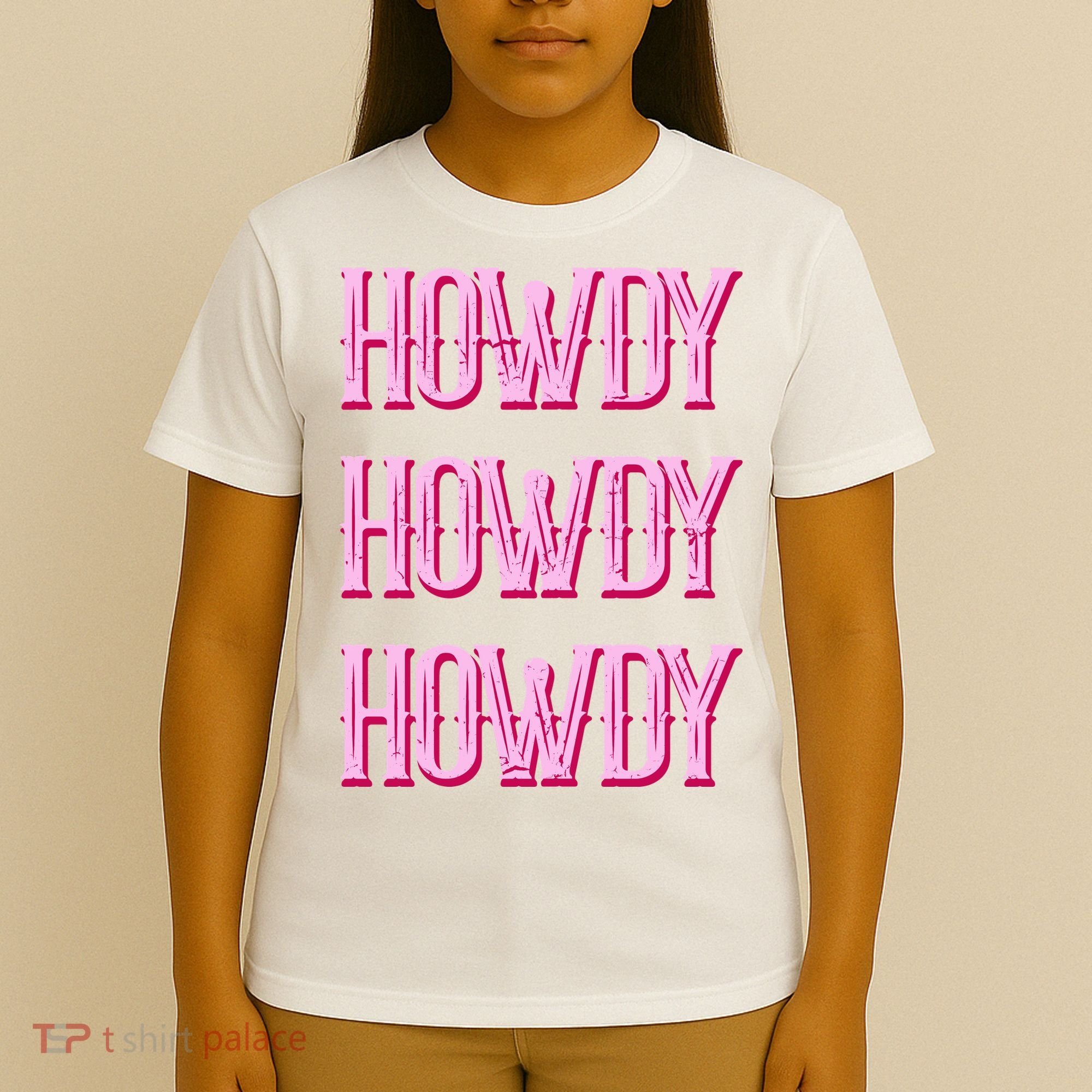 Vintage Howdy Rodeo Western Country Southern Cowgirl T-Shirt