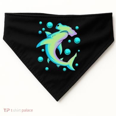 Vintage Hammerhead Shark USA-Made Doggie Bandana