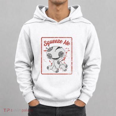 Vintage Horror Squeeze Me Voodoo Doll Horror Hoodie