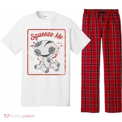 Vintage Horror Squeeze Me Voodoo Doll Horror Pajama Set