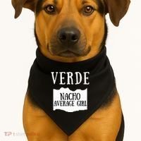 Verde Hot Sauce Packet Group Costume USA-Made Doggie Bandana thumb 1